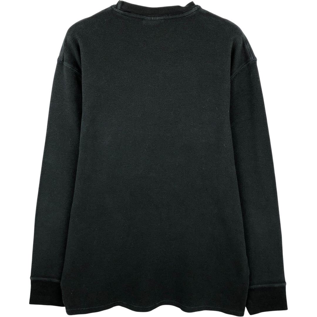 Ralph Lauren POLO RALPH LAUREN SLEEPWEAR Thermal Long T-Shirt, Men's XL cotton black type Vintage Second Hand