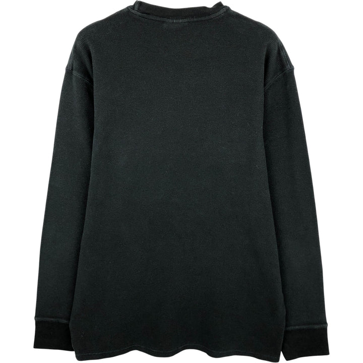 Ralph Lauren POLO RALPH LAUREN SLEEPWEAR Thermal Long T-Shirt, Men's XL cotton black type Vintage Second Hand