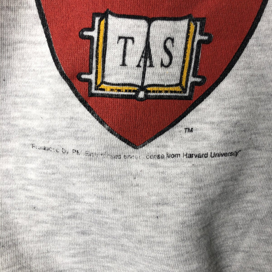 Vintage 1990'S Lee Heavy Weight Harvard University sweatshirt, size M, men's. unclear gray type Vintage Second Hand