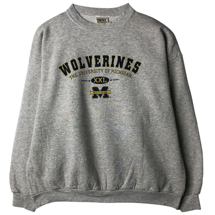 Vintage 90'S Tultex Maximum Sweats College Sweatshirt, Men's XL cotton gray type Vintage Second Hand