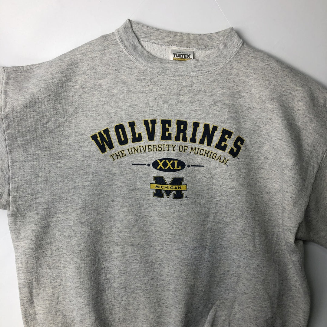 Vintage 90'S Tultex Maximum Sweats College Sweatshirt, Men's XL cotton gray type Vintage Second Hand