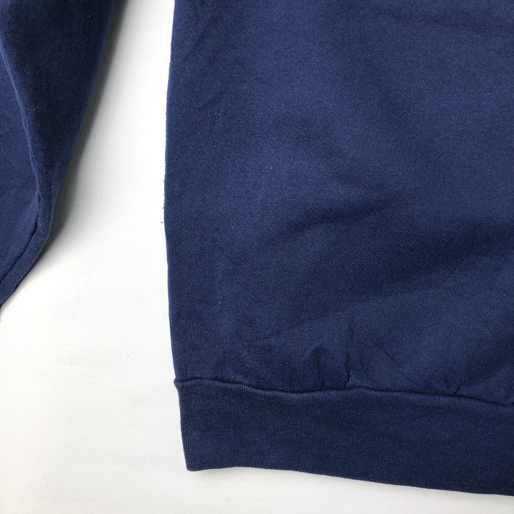 GANT College Sweatshirt, Made in USA, Men's Size L cotton navy blue type Vintage Second Hand