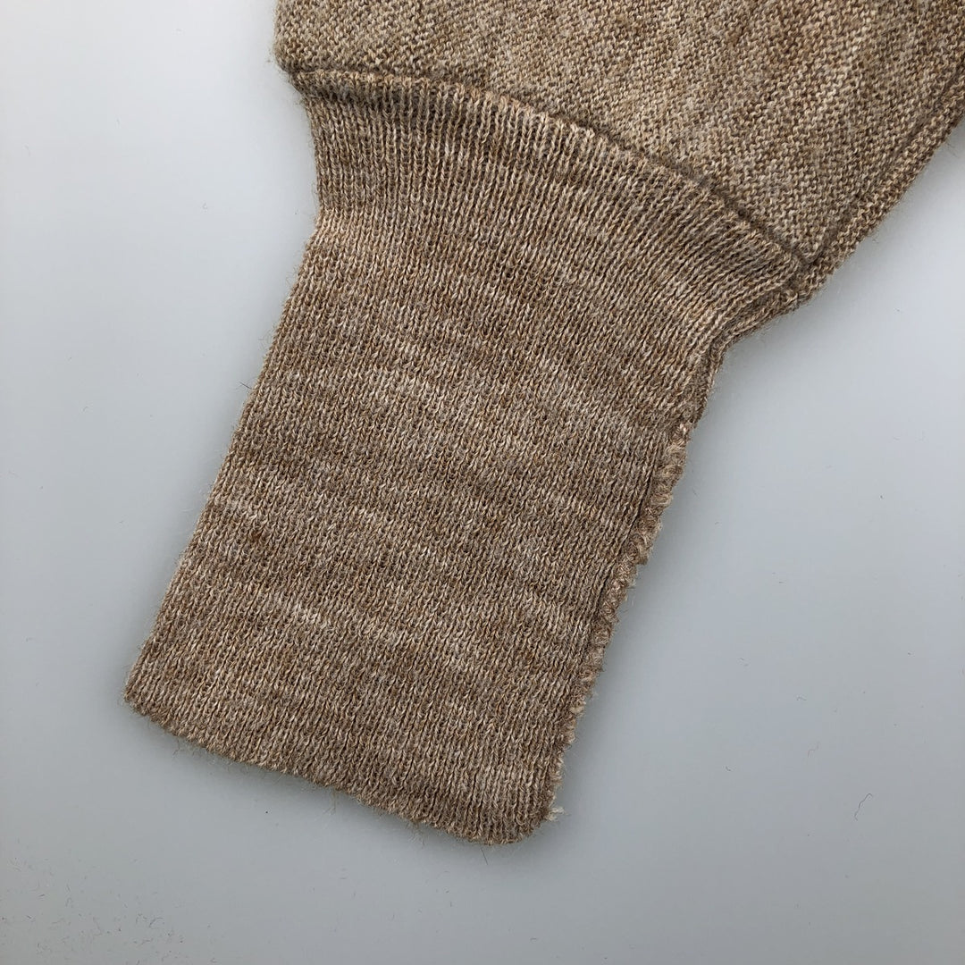 Vintage 70s-80'S Van Heusen acrylic knit cardigan, made in the USA, size L, men's. Oron Acrylic Beige type Vintage Second Hand