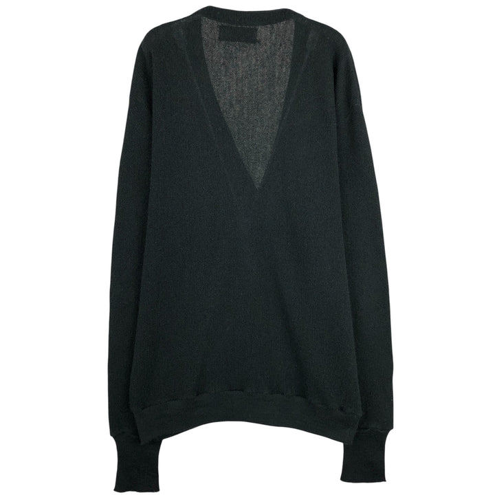 Vintage 1980'S Jantzen knit cardigan, made in the USA, size M, men's unclear black type Vintage Second Hand