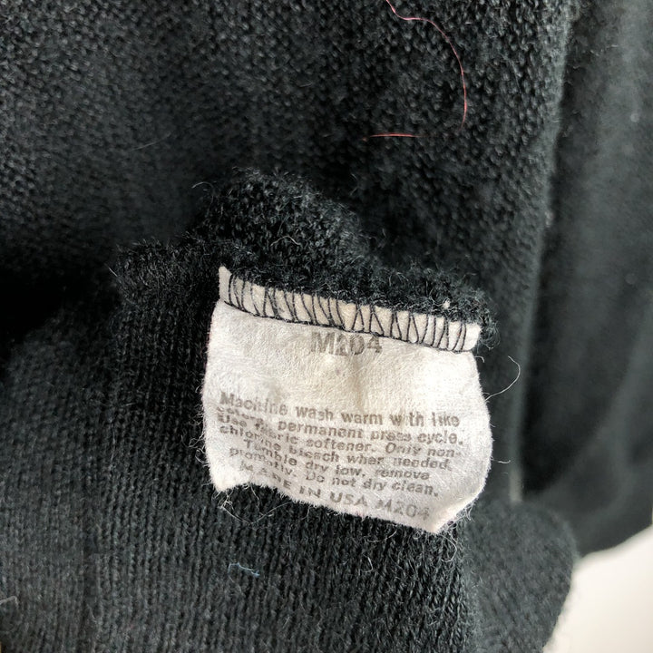 Vintage 1980'S Jantzen knit cardigan, made in the USA, size M, men's unclear black type Vintage Second Hand