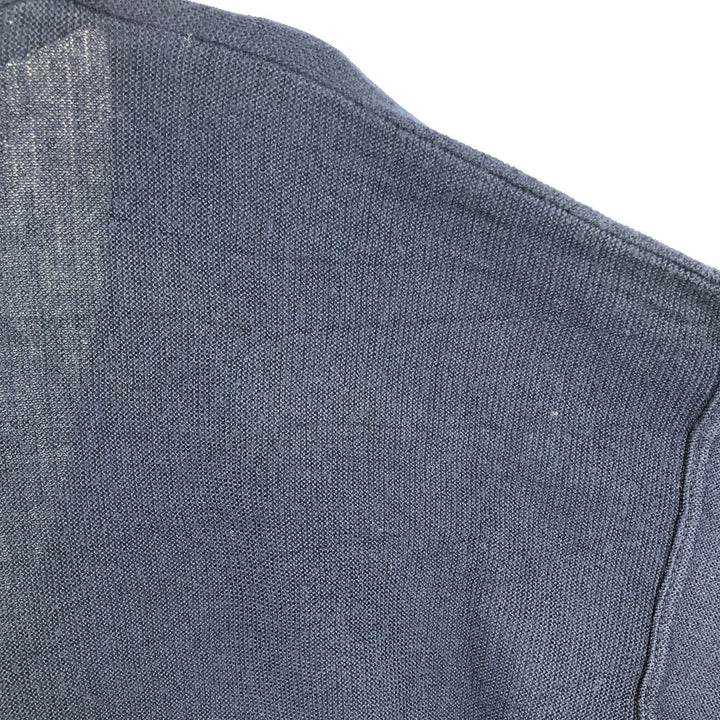 St. Michael wool and acrylic knit cardigan, made in the UK, men's size M wool navy blue type Vintage Second Hand