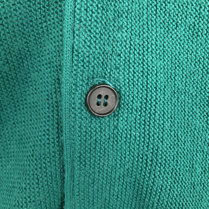 Vintage 90'S Jantzen knit cardigan, made in the USA, size L, men's unclear green type Vintage Second Hand