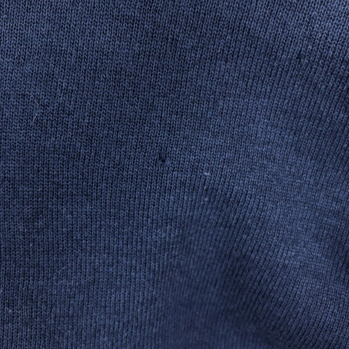 College sweatshirt, Made in USA, Men's XL cotton navy blue type Vintage Second Hand