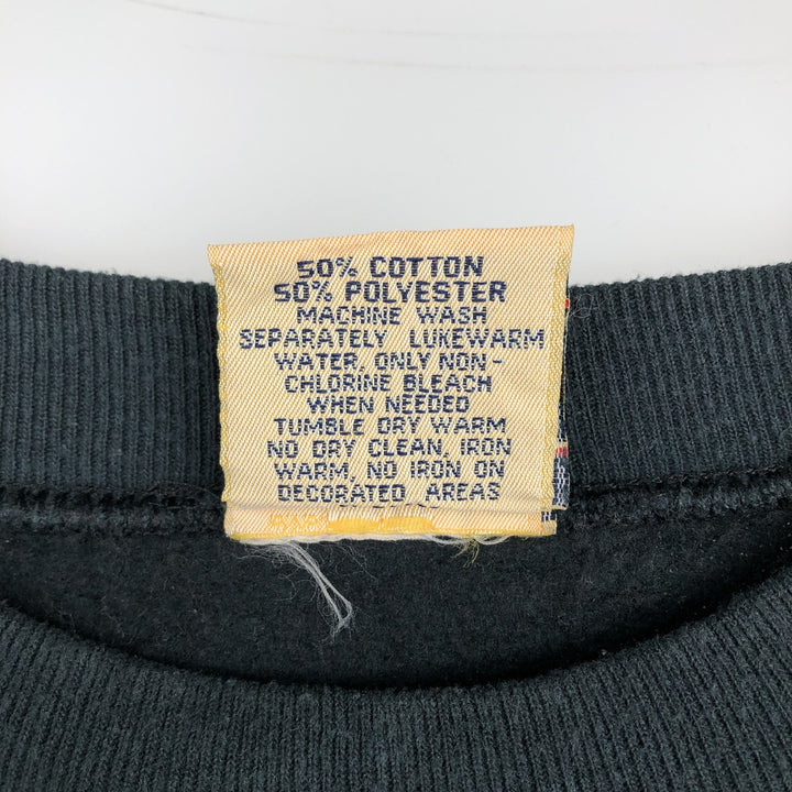 Vintage 90'S RED OAK college sweatshirt, made in the USA, men's size XL cotton black type Vintage Second Hand