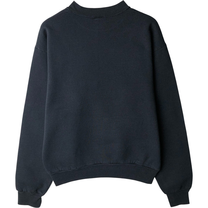 Vintage 90'S Fruit of the Loom college sweatshirt, made in the USA, size M, men's cotton black type Vintage Second Hand