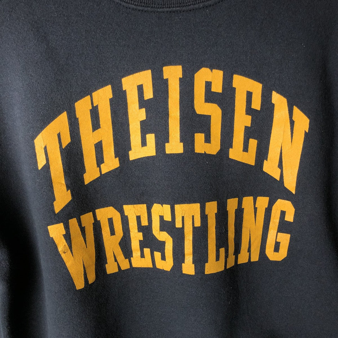 Vintage 90'S Fruit of the Loom college sweatshirt, made in the USA, size M, men's cotton black type Vintage Second Hand
