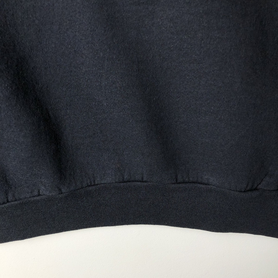 Vintage 90'S Fruit of the Loom college sweatshirt, made in the USA, size M, men's cotton black type Vintage Second Hand