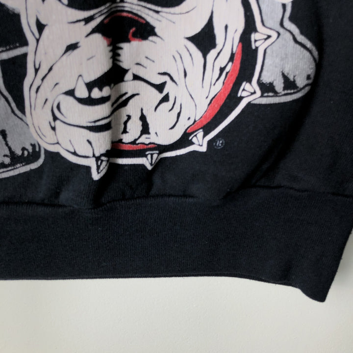 SPORTS LINE College Character Sweatshirt, Made in USA, Men's Size Medium polyester black type Vintage Second Hand