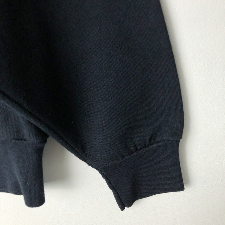 SPORTS LINE College Character Sweatshirt, Made in USA, Men's Size Medium polyester black type Vintage Second Hand