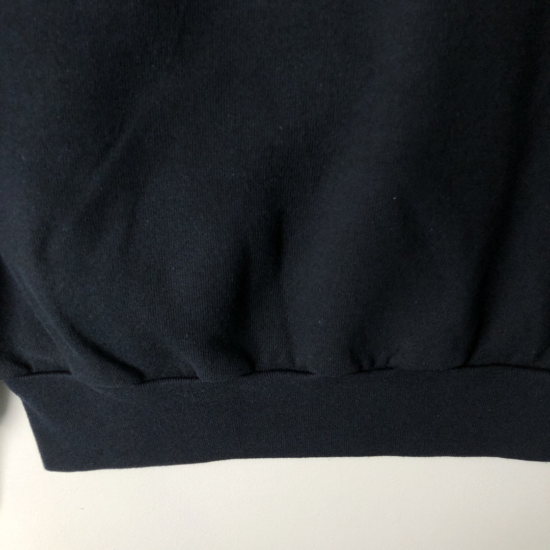 SPORTS LINE College Character Sweatshirt, Made in USA, Men's Size Medium polyester black type Vintage Second Hand