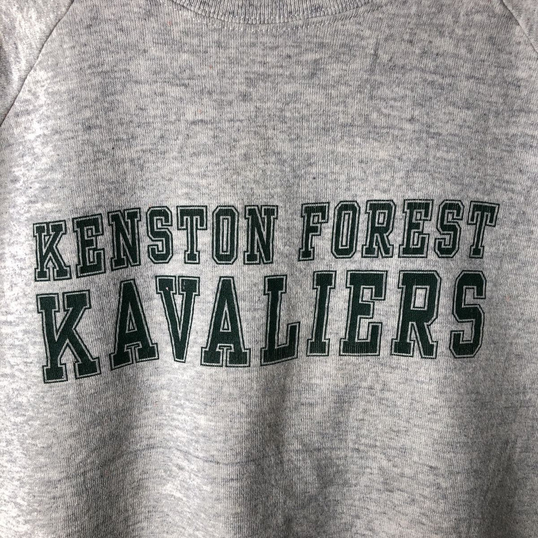 80s-90'S Jerzees College Sweatshirt, Made in USA, Men's Size L, Vintage polyester gray type Vintage Second Hand
