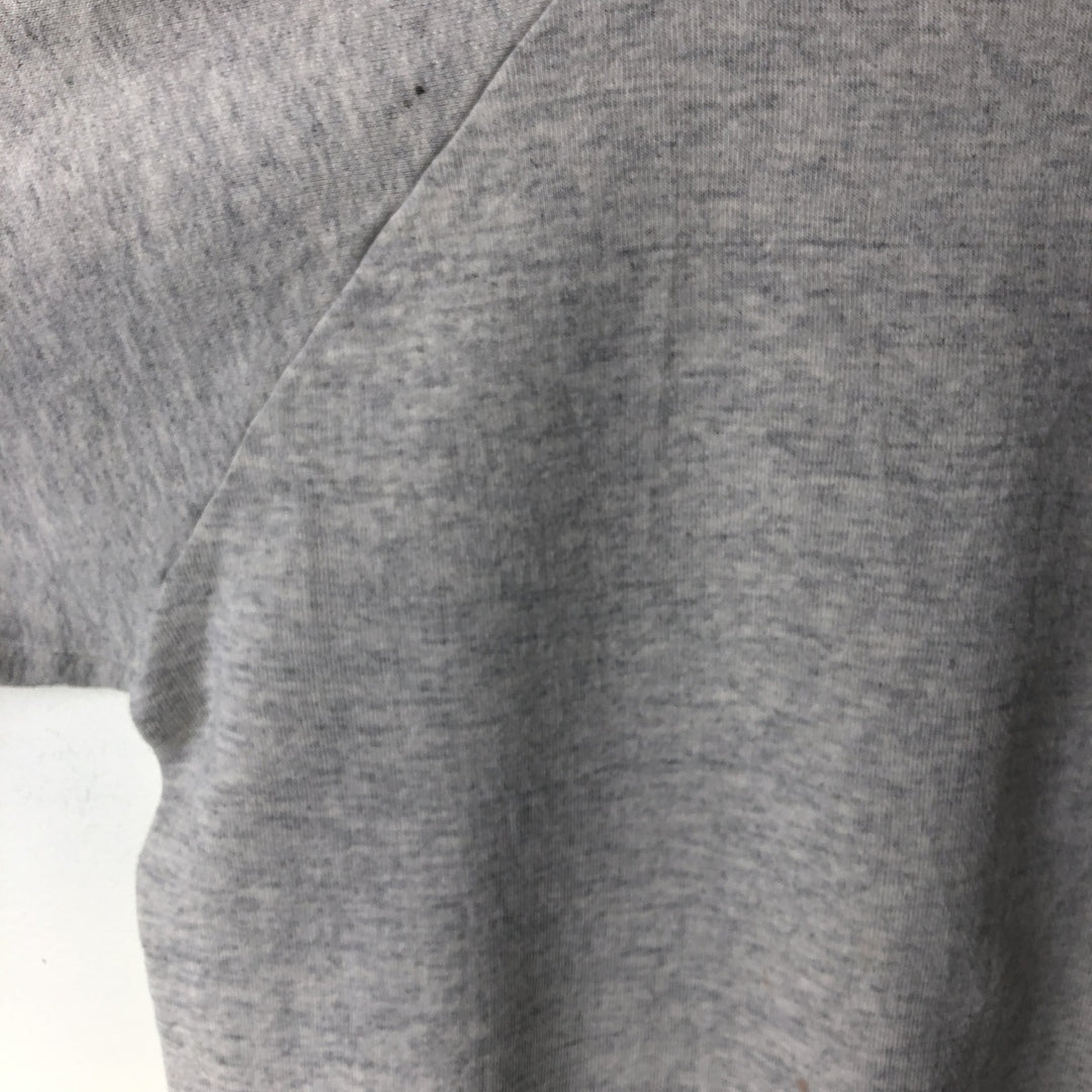 80s-90'S Jerzees College Sweatshirt, Made in USA, Men's Size L, Vintage polyester gray type Vintage Second Hand