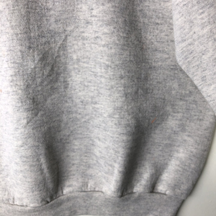 80s-90'S Jerzees College Sweatshirt, Made in USA, Men's Size L, Vintage polyester gray type Vintage Second Hand