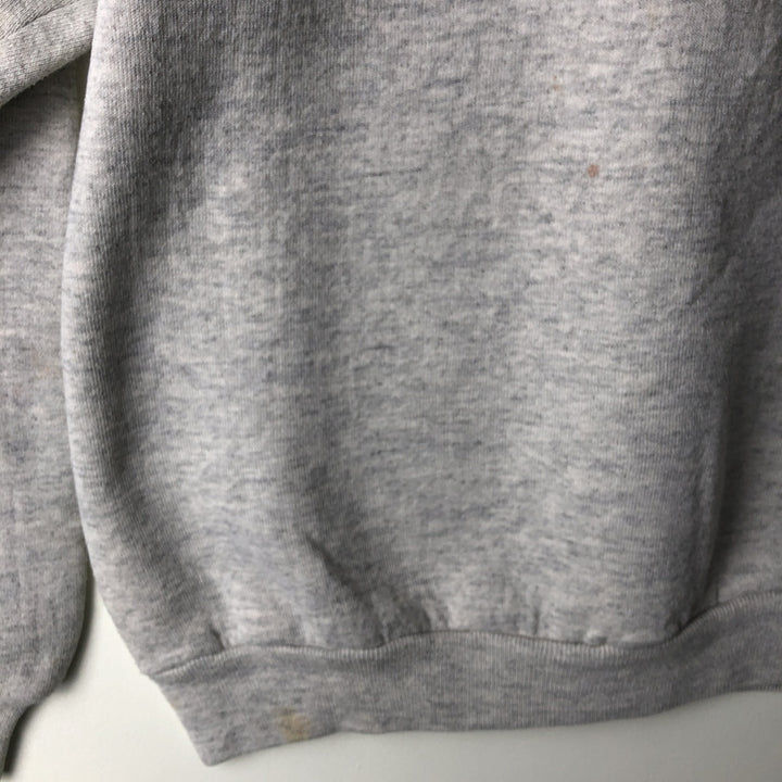 80s-90'S Jerzees College Sweatshirt, Made in USA, Men's Size L, Vintage polyester gray type Vintage Second Hand