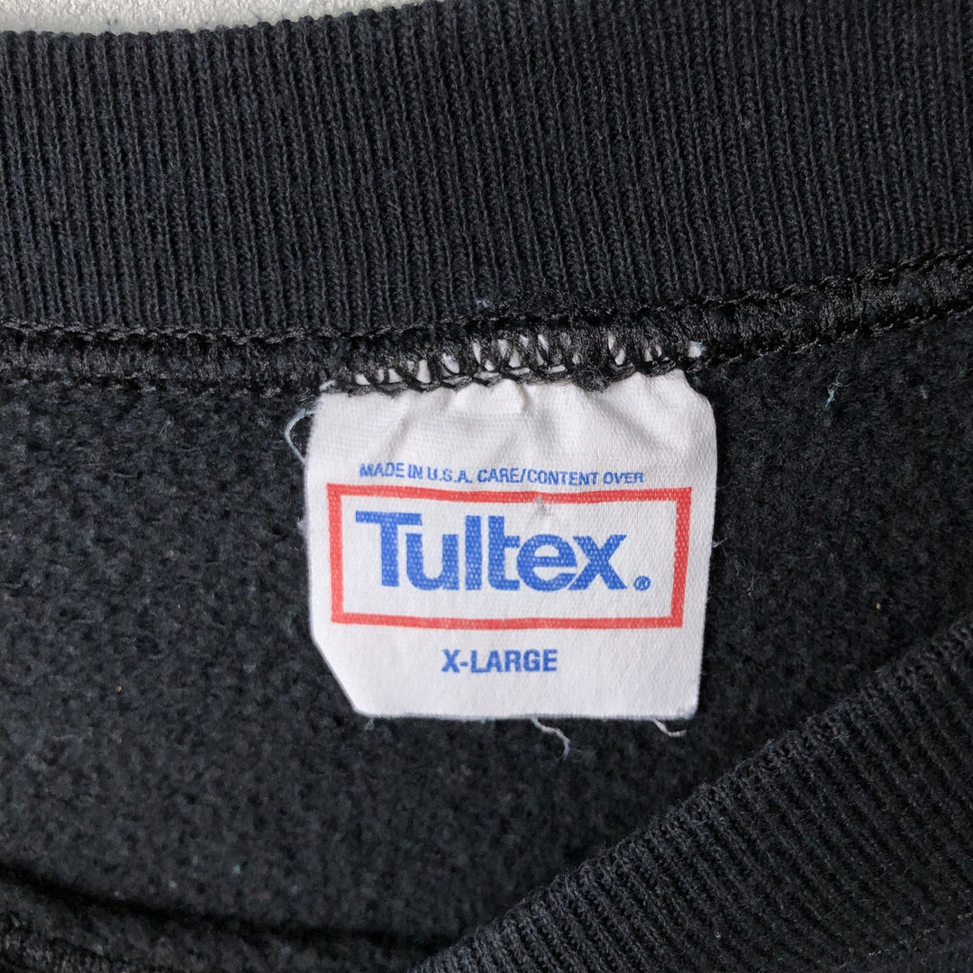 Vintage 90'S Tartex Rose Bowl College Character Sweatshirt, Made in USA, Men's XL cotton black type Vintage Second Hand