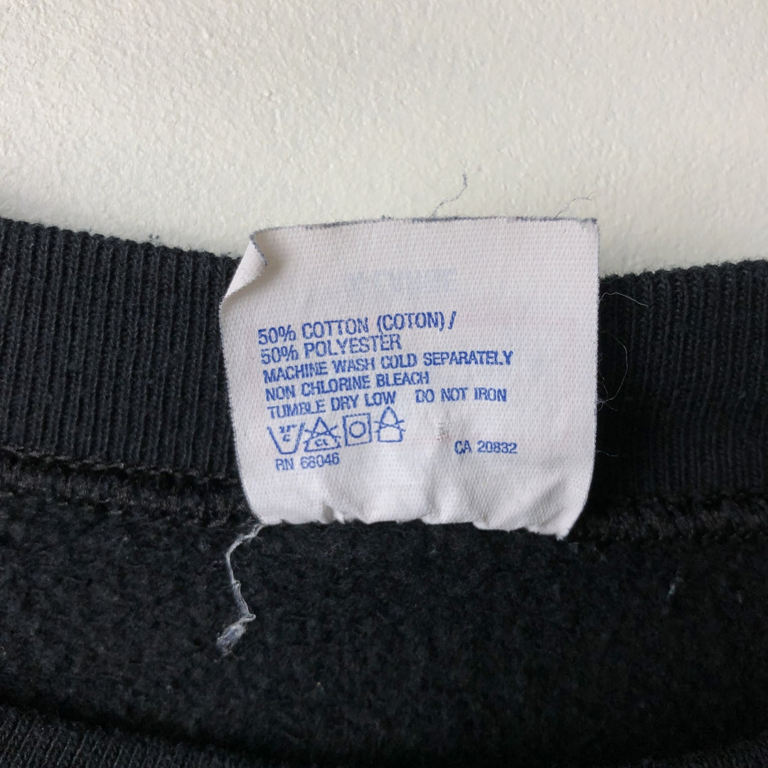 Vintage 90'S Tartex Rose Bowl College Character Sweatshirt, Made in USA, Men's XL cotton black type Vintage Second Hand