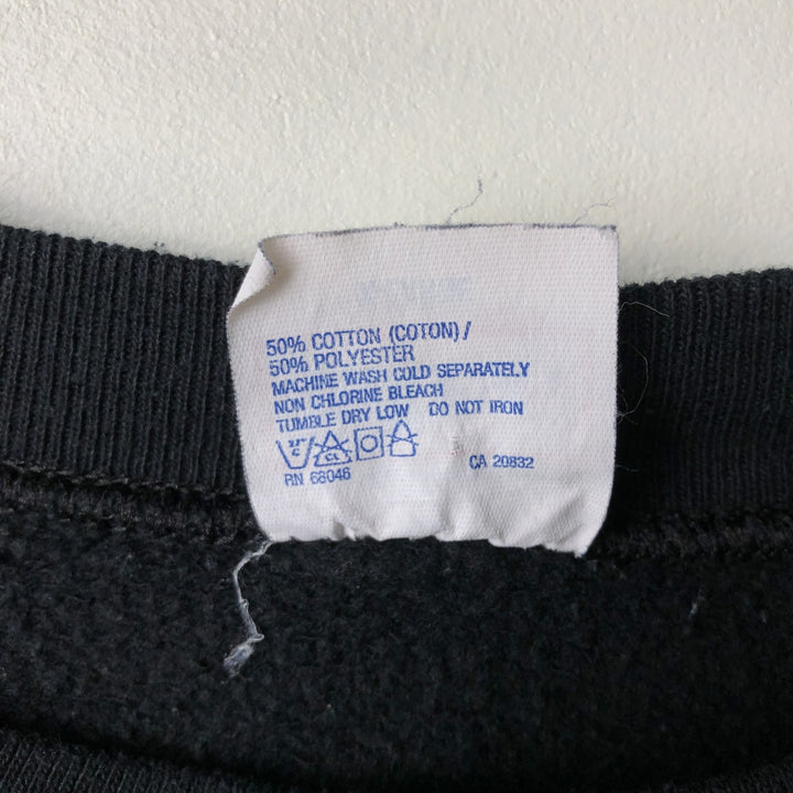Vintage 90'S Tartex Rose Bowl College Character Sweatshirt, Made in USA, Men's XL cotton black type Vintage Second Hand