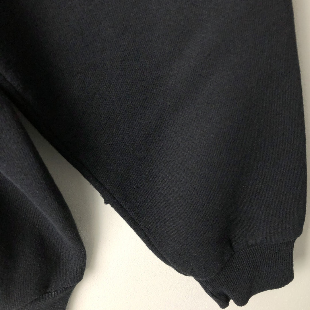 Vintage 80s-90'S Jerzees printed sweatshirt, made in the USA, men's size XXL cotton black type Vintage Second Hand