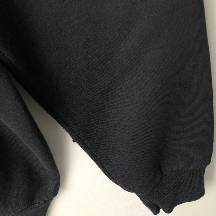 Vintage 80s-90'S Jerzees printed sweatshirt, made in the USA, men's size XXL cotton black type Vintage Second Hand