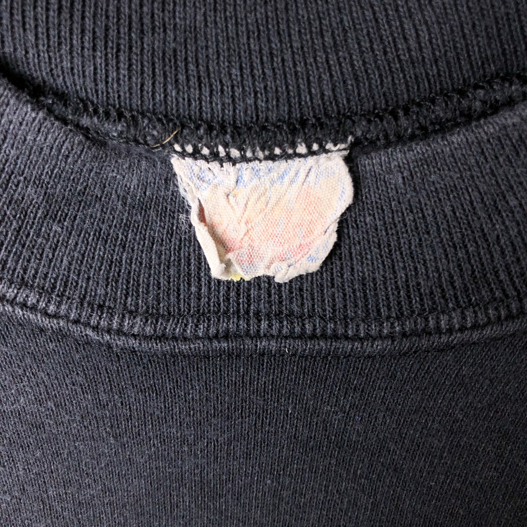 Vintage 90'S SUN SPORTSWEAR Inc. Wolf Pattern Animal Sweatshirt, Men's Size L cotton black type Vintage Second Hand