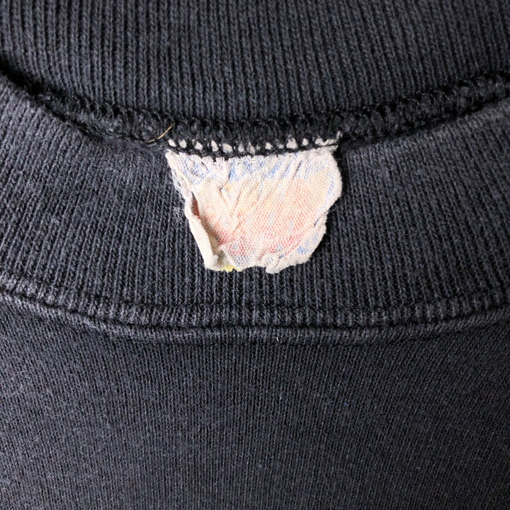 Vintage 90'S SUN SPORTSWEAR Inc. Wolf Pattern Animal Sweatshirt, Men's Size L cotton black type Vintage Second Hand