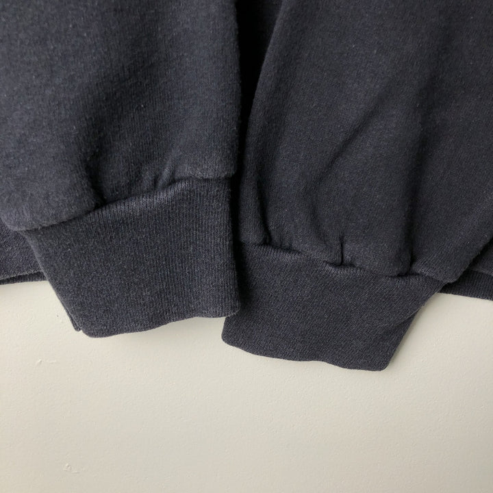 Vintage 90'S SUN SPORTSWEAR Inc. Wolf Pattern Animal Sweatshirt, Men's Size L cotton black type Vintage Second Hand