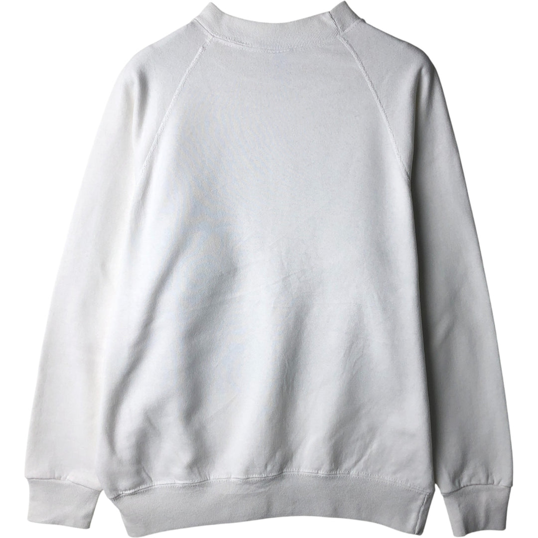 Vintage 1990'S Sophie University of North Carolina College Character Sweatshirt, Made in USA, Men's Size L cotton white type Vintage Second Hand