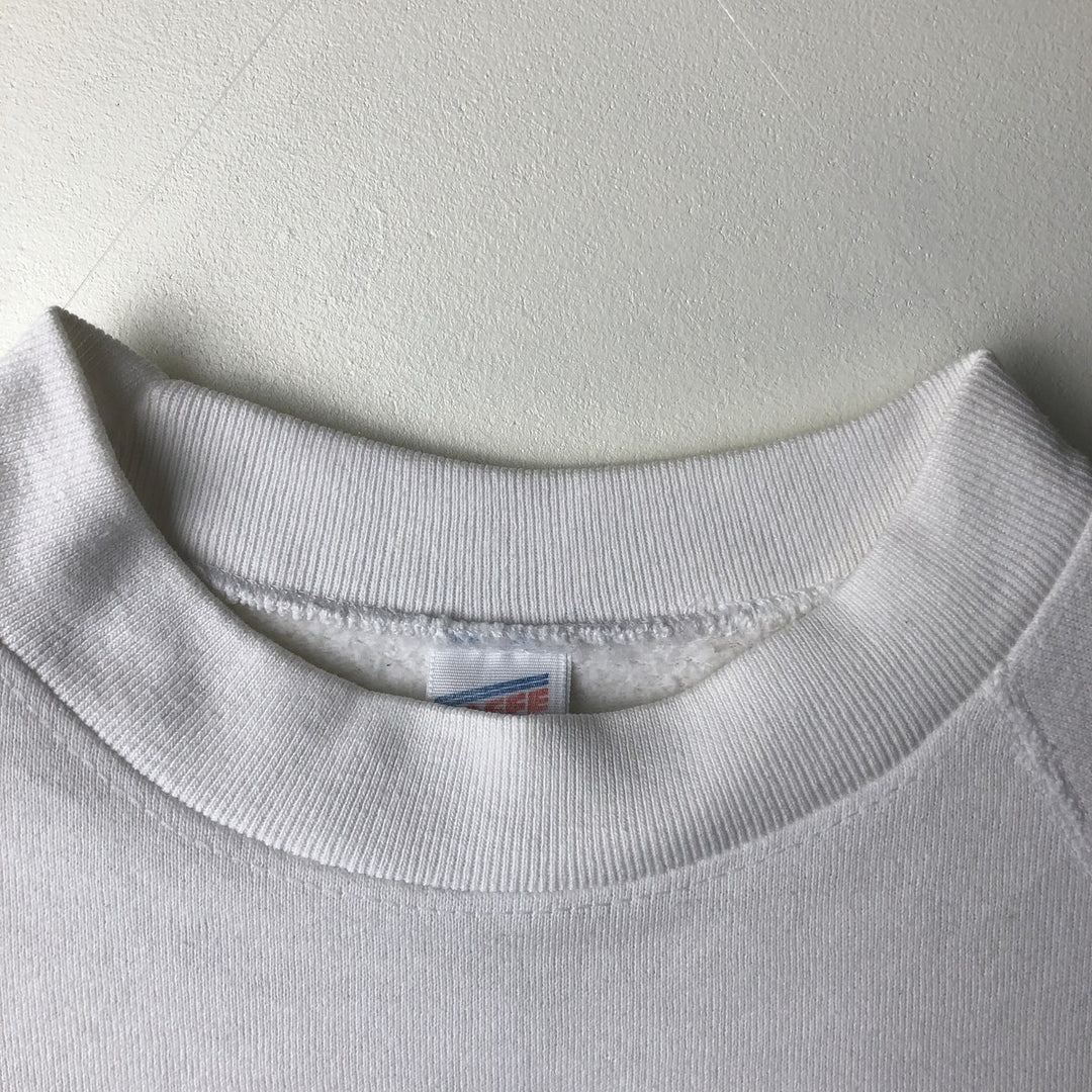 Vintage 1990'S Sophie University of North Carolina College Character Sweatshirt, Made in USA, Men's Size L cotton white type Vintage Second Hand