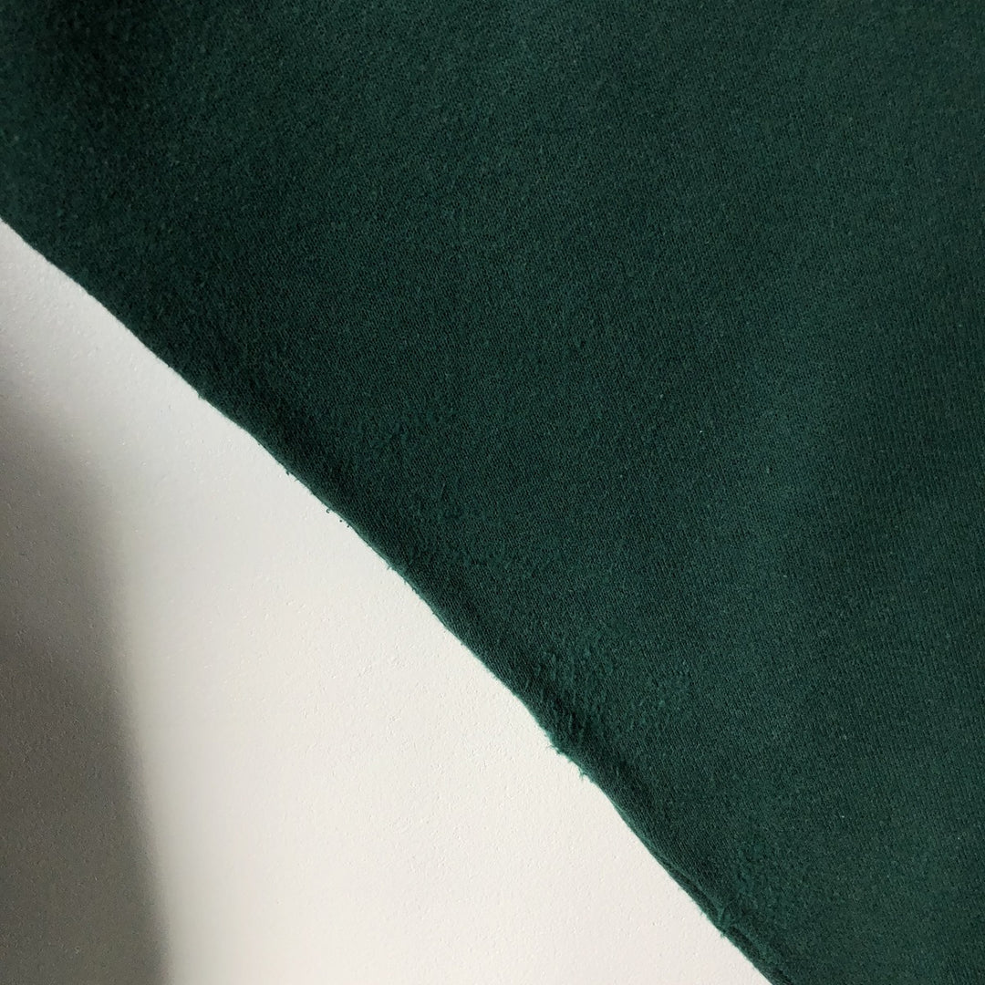 Vintage 90'S SOFFE HEAVY SWEATS college sweatshirt, made in the USA, men's size XL polyester green type Vintage Second Hand