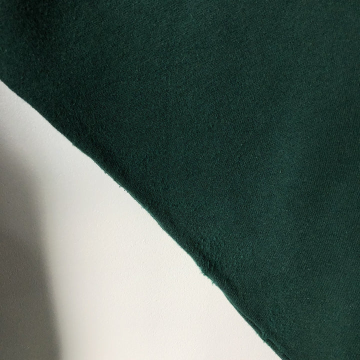 Vintage 90'S SOFFE HEAVY SWEATS college sweatshirt, made in the USA, men's size XL polyester green type Vintage Second Hand