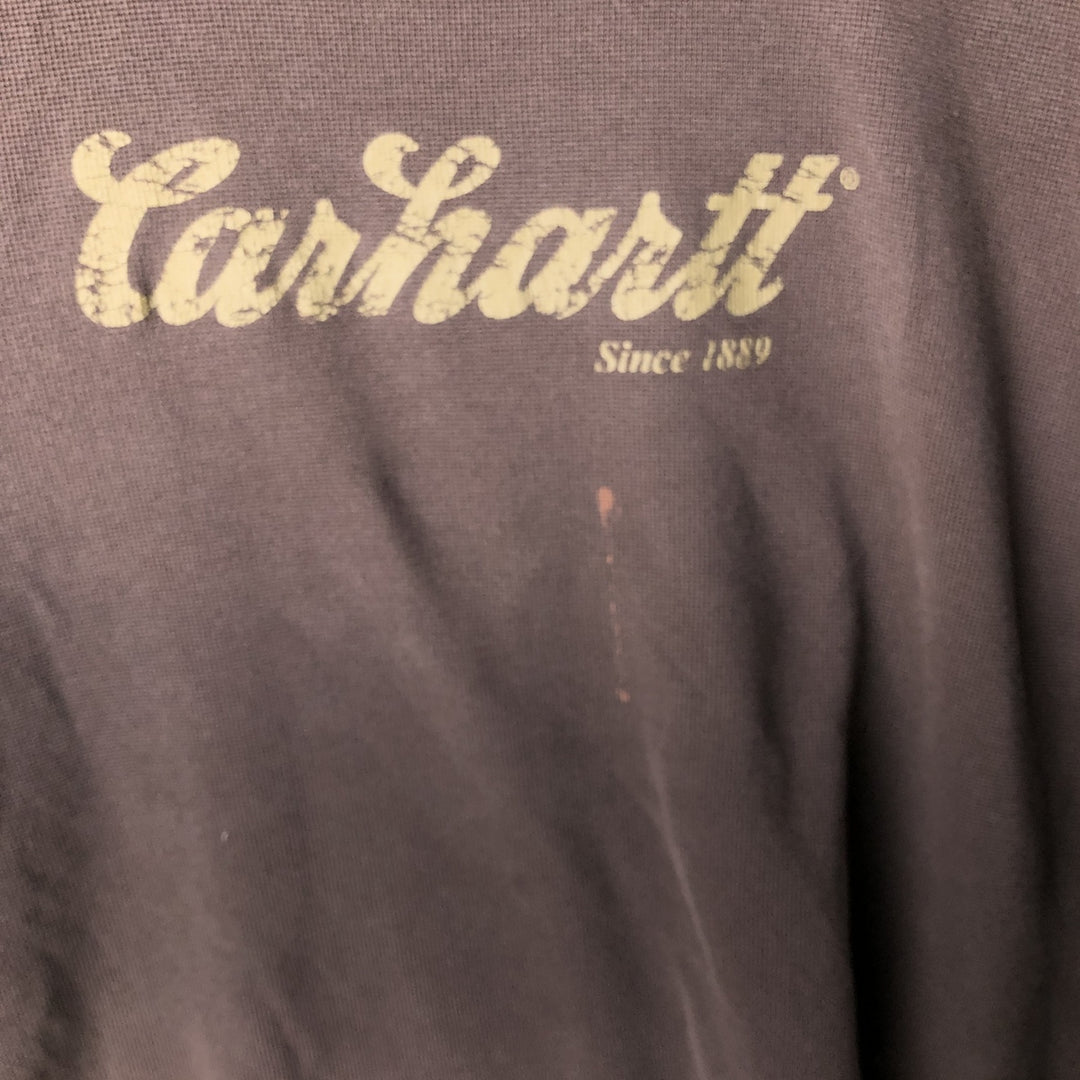 Carhartt Thermal Long T-Shirt, Waffle, Men's XXL cotton brown type Vintage Second Hand