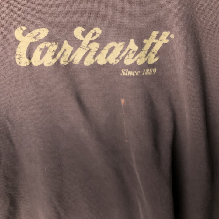 Carhartt Thermal Long T-Shirt, Waffle, Men's XXL cotton brown type Vintage Second Hand