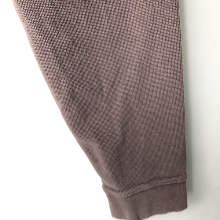 Carhartt Thermal Long T-Shirt, Waffle, Men's XXL cotton brown type Vintage Second Hand