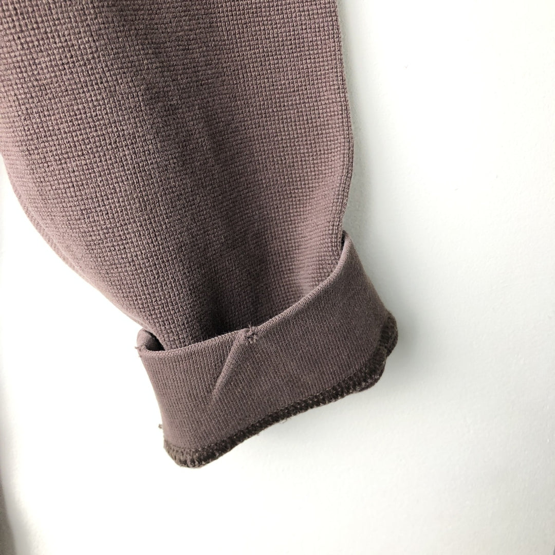 Carhartt Thermal Long T-Shirt, Waffle, Men's XXL cotton brown type Vintage Second Hand