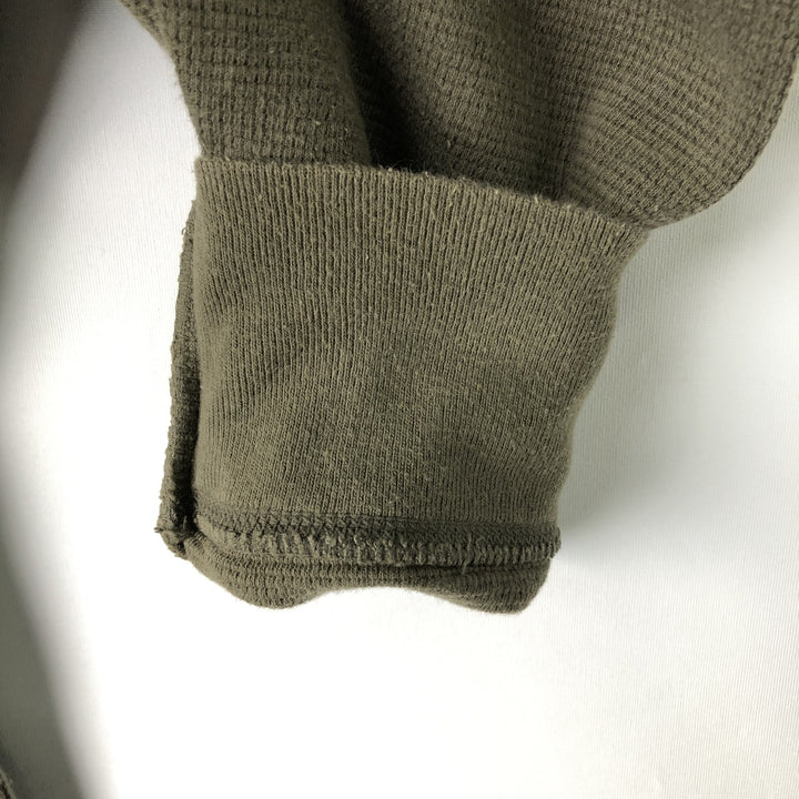 Ralph Lauren POLO RALPH LAUREN Thermal Ron T Waffle Men's L size cotton Khaki type Vintage Second Hand