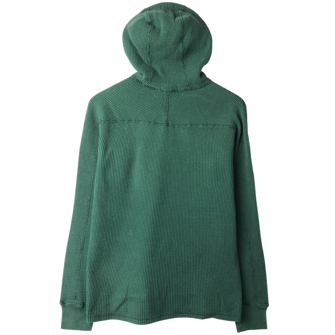 Ralph Lauren POLO RALPH LAUREN hooded thermal long T-shirt, men's size S cotton green type Vintage Second Hand
