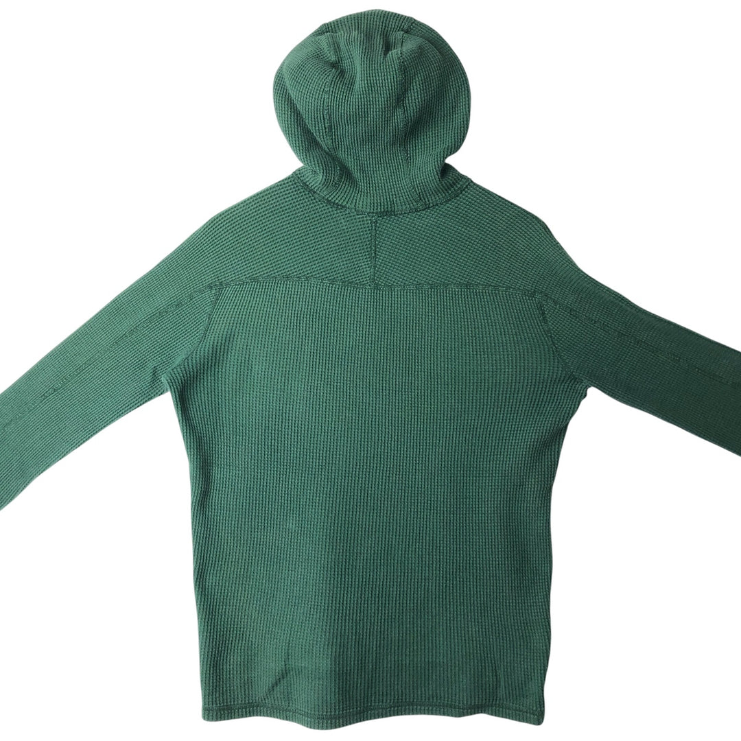 Ralph Lauren POLO RALPH LAUREN hooded thermal long T-shirt, men's size S cotton green type Vintage Second Hand