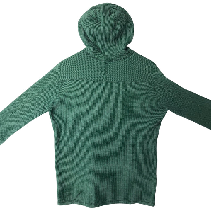 Ralph Lauren POLO RALPH LAUREN hooded thermal long T-shirt, men's size S cotton green type Vintage Second Hand
