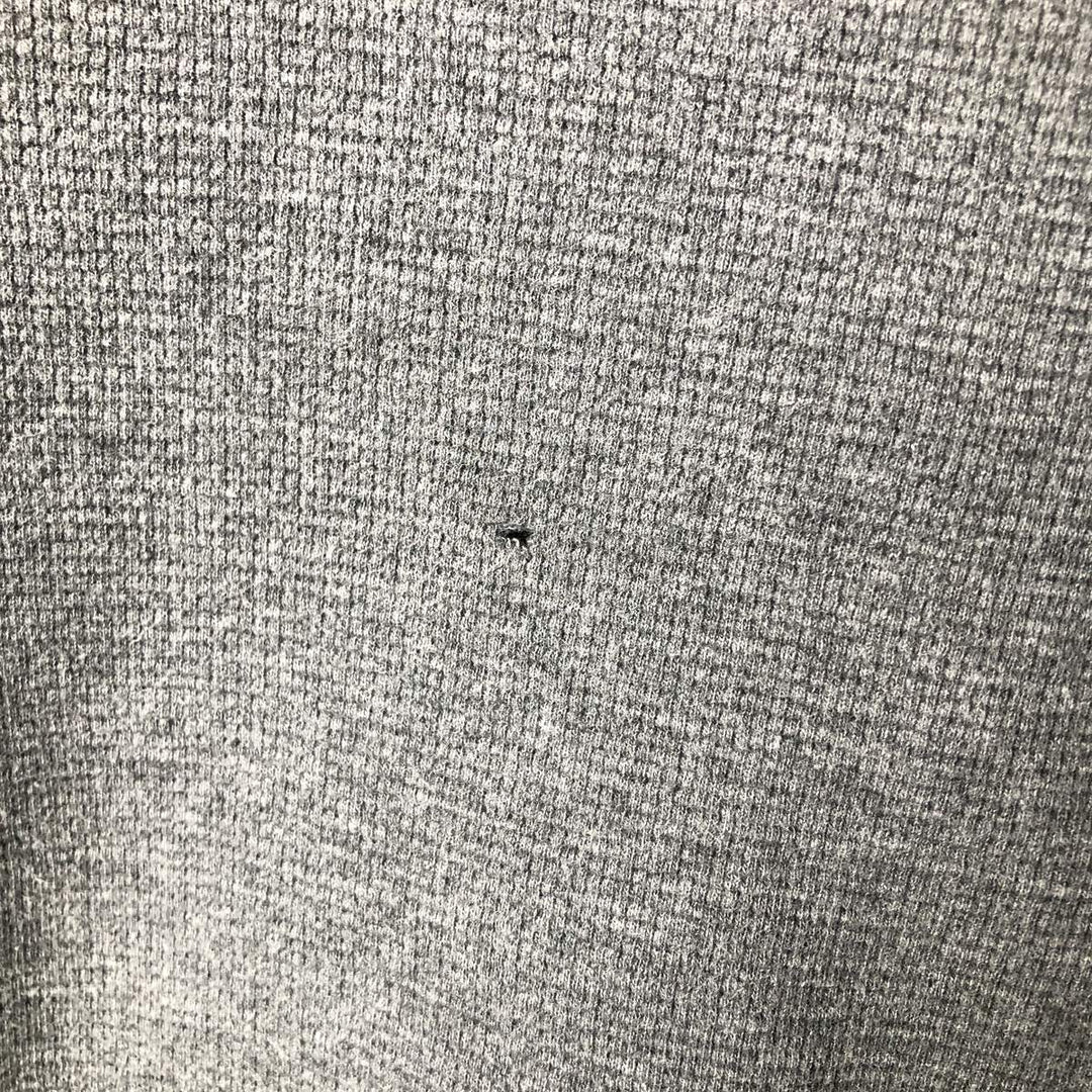 Ralph Lauren POLO RALPH LAUREN Thermal Ron T Waffle Men's L size cotton gray type Vintage Second Hand
