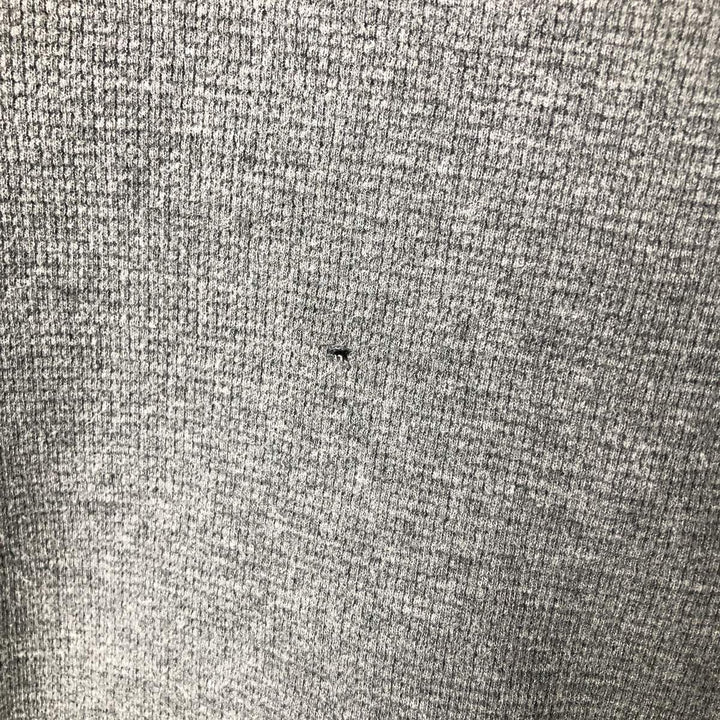 Ralph Lauren POLO RALPH LAUREN Thermal Ron T Waffle Men's L size cotton gray type Vintage Second Hand