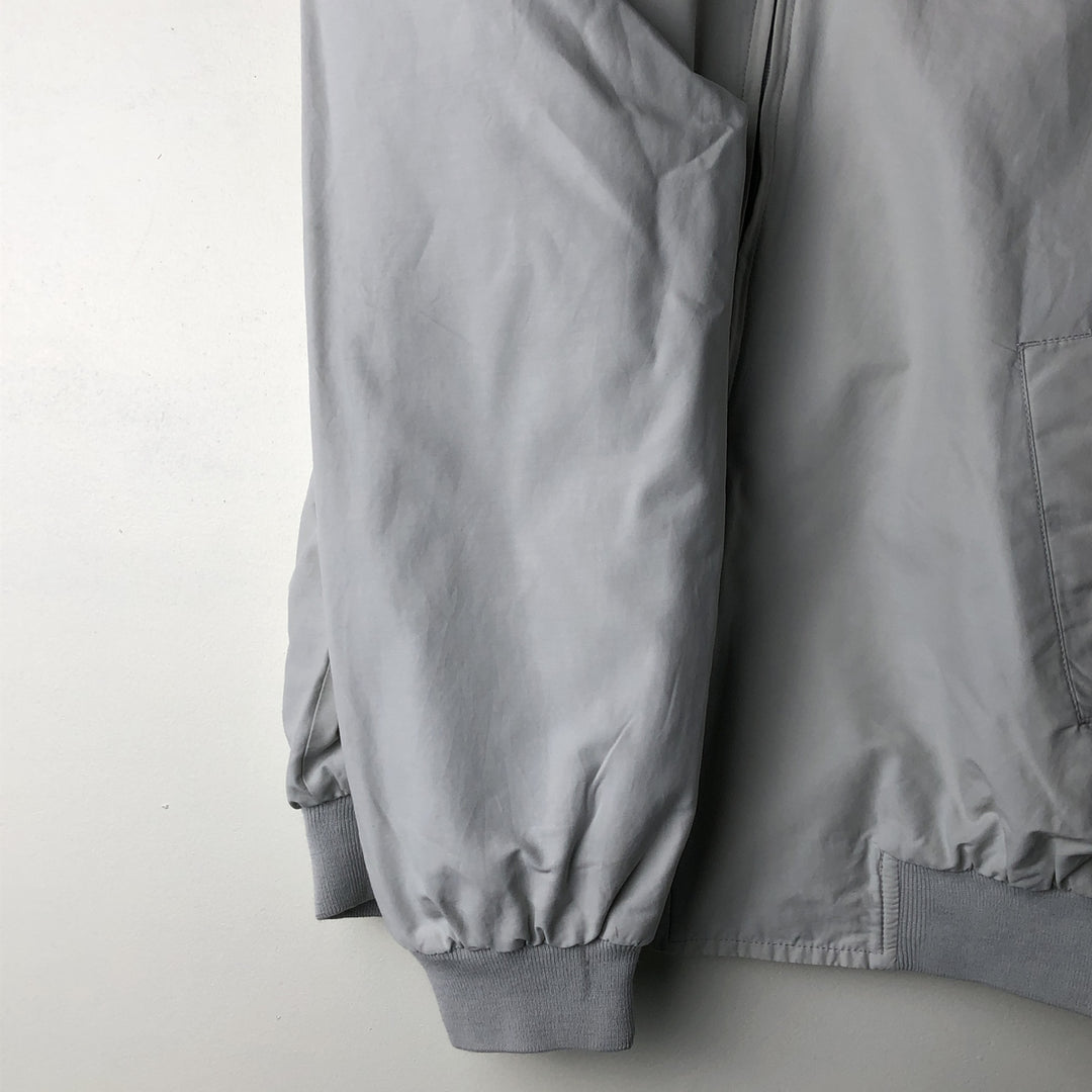 Lacoste LACOSTE One-Point Collar Windbreaker Men's Size L cotton gray type Vintage Second Hand