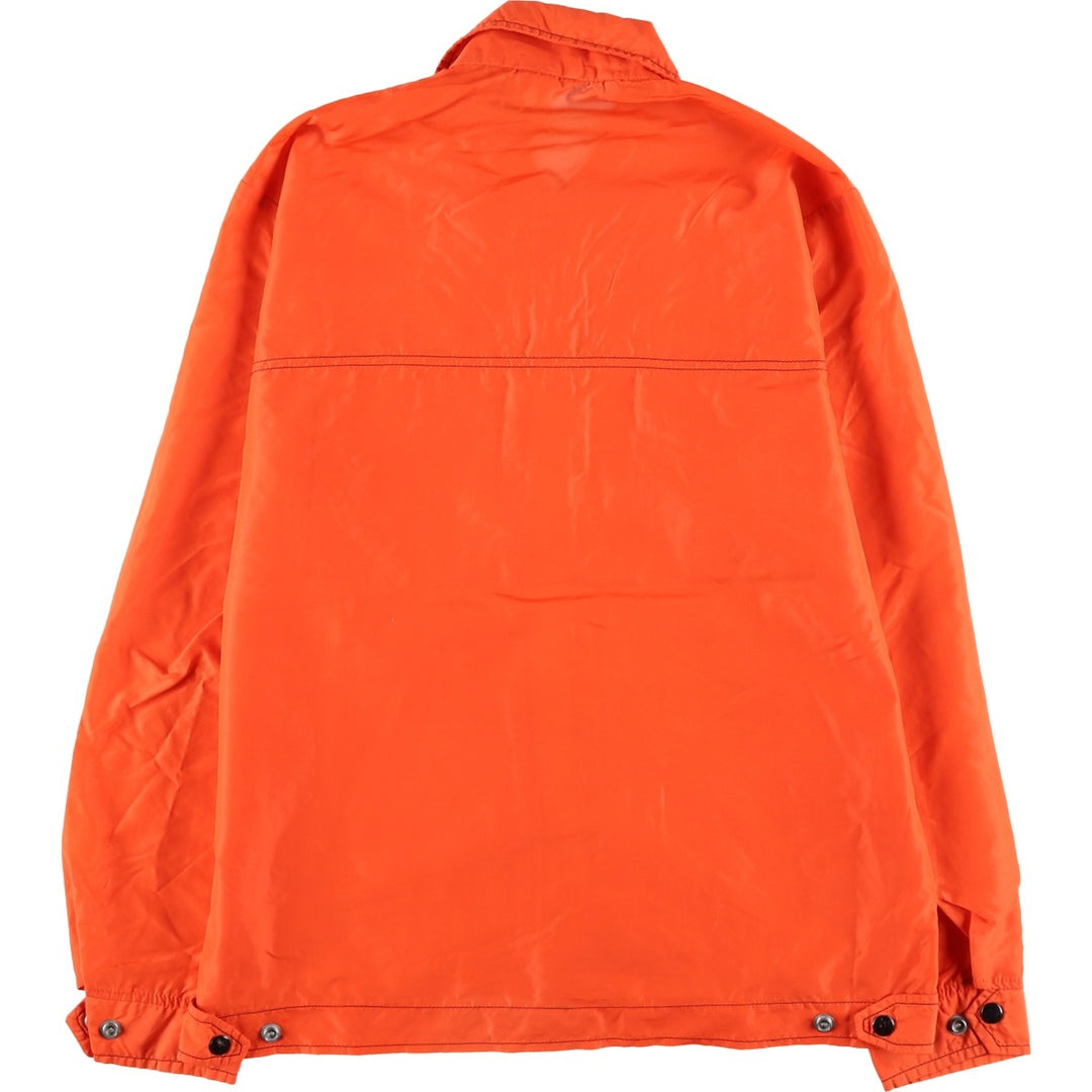 Vintage 1970'S Swingster collared nylon jacket, made in the USA, size M, men's Nylon orange type Vintage Second Hand