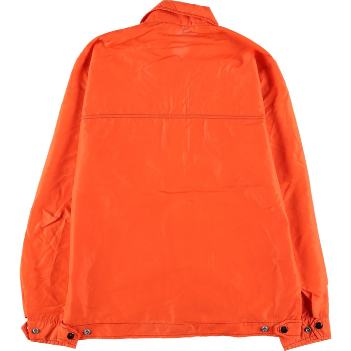 Vintage 1970'S Swingster collared nylon jacket, made in the USA, size M, men's Nylon orange type Vintage Second Hand