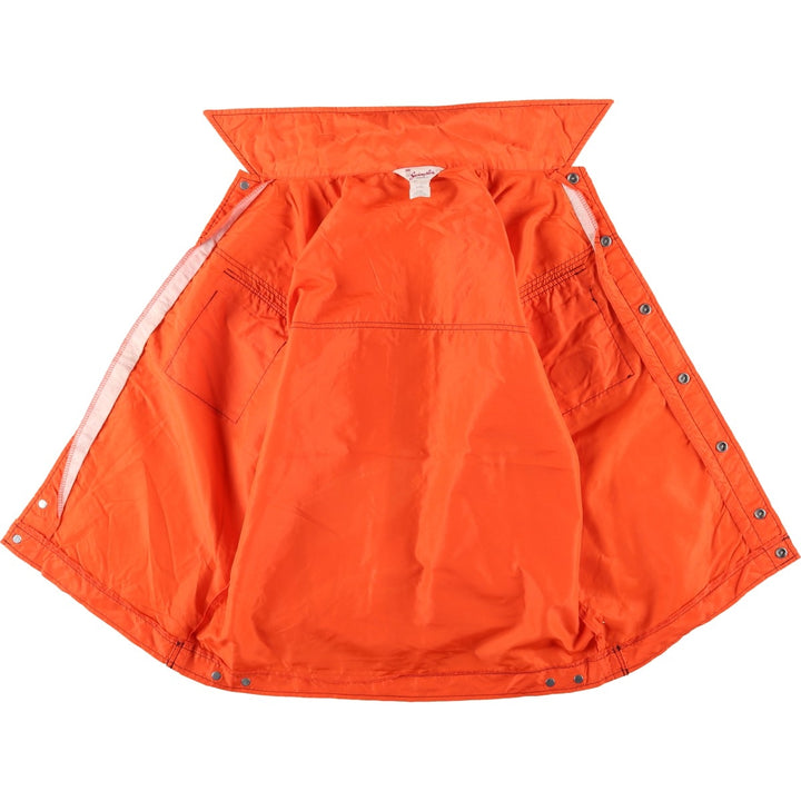 Vintage 1970'S Swingster collared nylon jacket, made in the USA, size M, men's Nylon orange type Vintage Second Hand