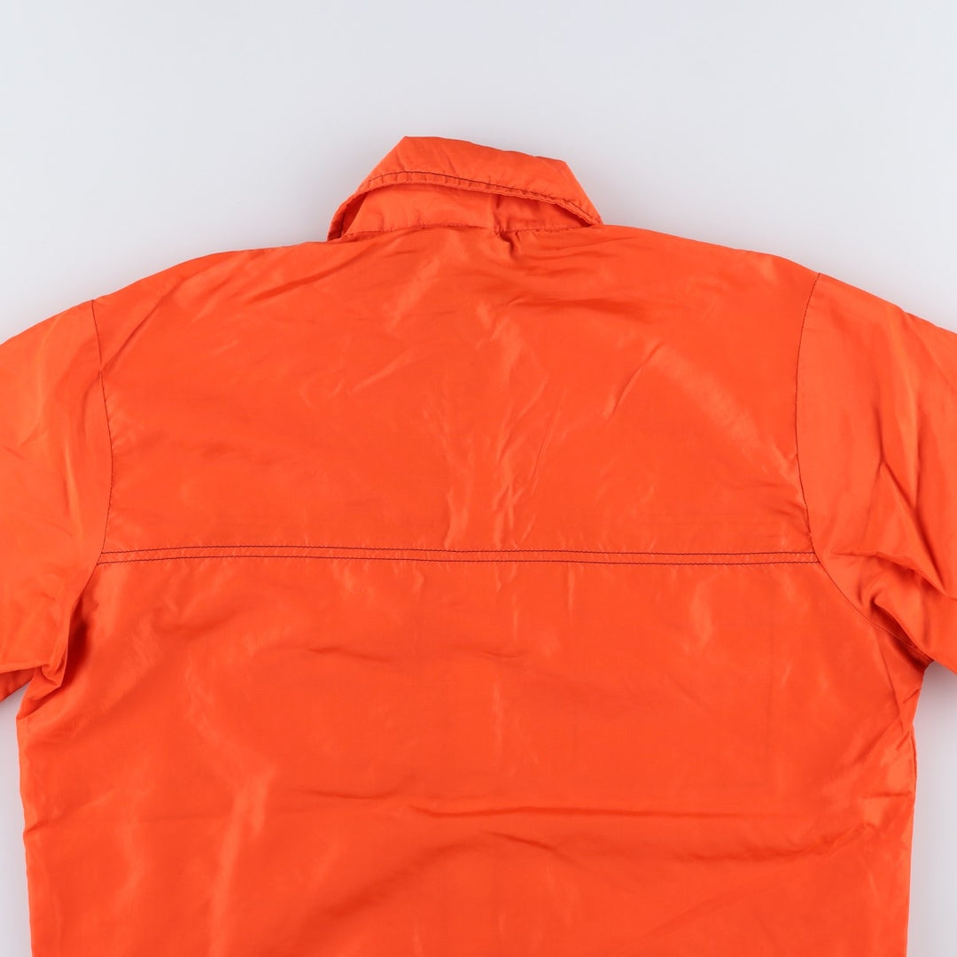 Vintage 1970'S Swingster collared nylon jacket, made in the USA, size M, men's Nylon orange type Vintage Second Hand